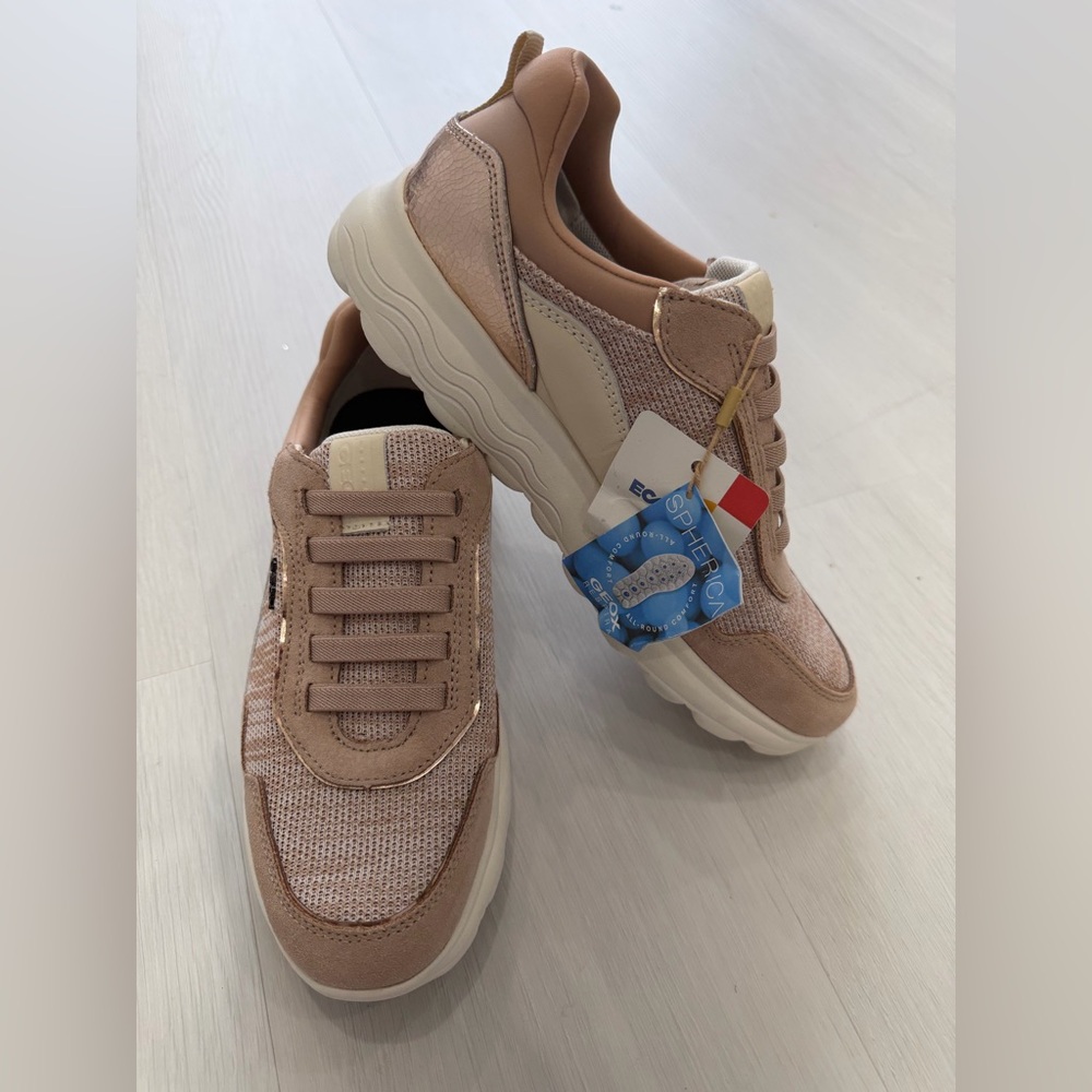 Geox Women's Pink "Spheric" Sneakers 7/7.5